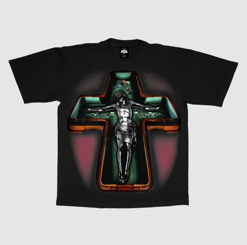 Evil Vice Jesus Piece Holy Craps Tee Black | Size SMALL | Designer Street Style