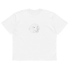 Custom Dog Portrait T-Shirt Personalized Pet Shirt Oversized Tee Gift