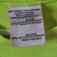 Rare Grail 2014 Syracuse Nationals Neon Green Racing Hotrod T-Shirt, Men’s XXL