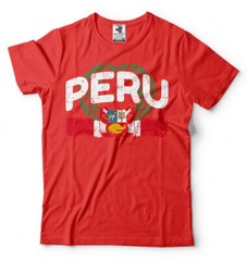 Peru Pride T shirt Peruvian Patriotic T shirt Peruvian Tee Soccer Fan T shirt