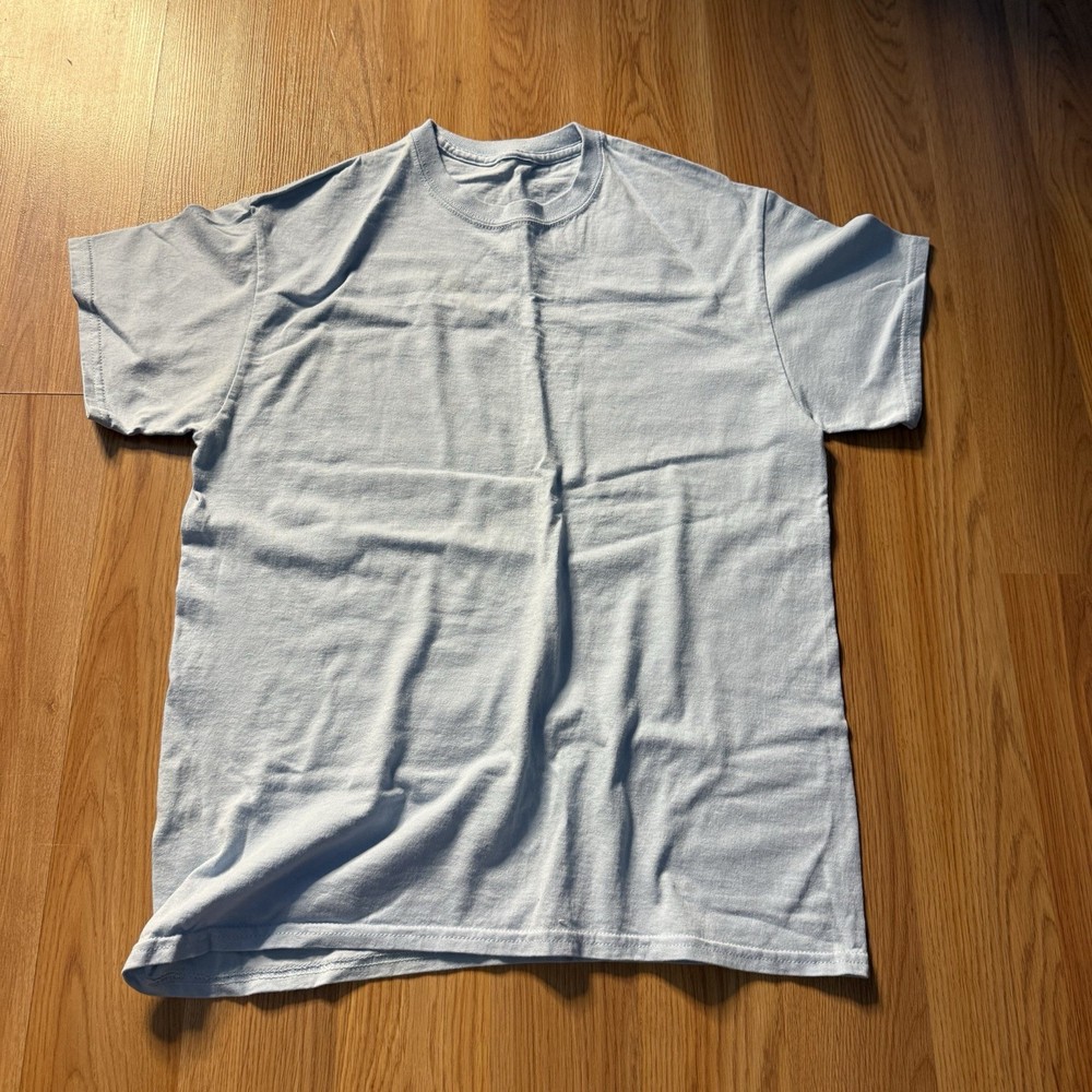Mens Baby Blue Short Sleeve Tee Size Small