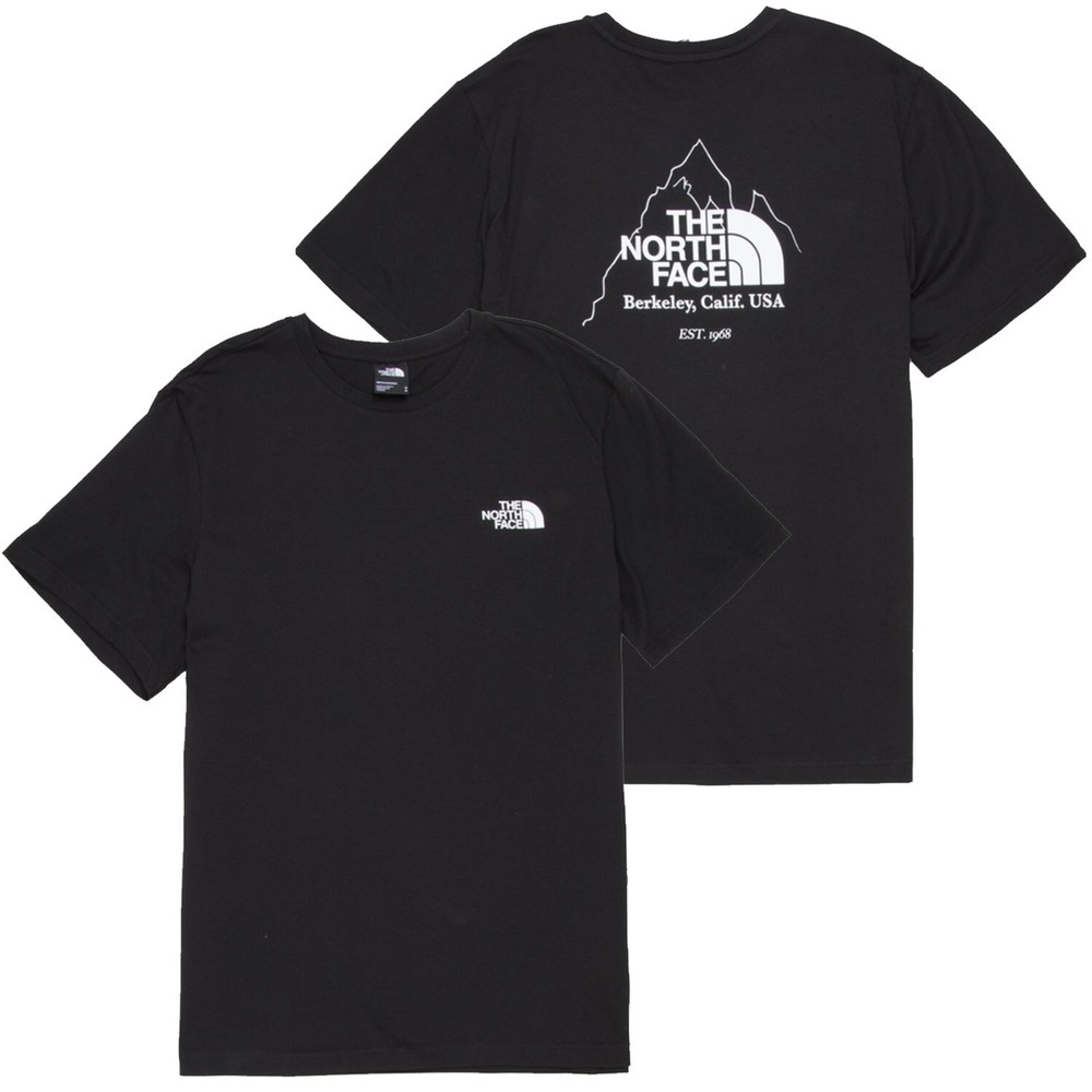 The North Face Mens – Biner Graphic 4 S/S Tee T-shirt – TNF Black