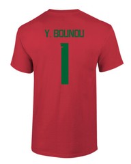 Morocco Soccer #1 Yassine Bounou World Football Fans Adult and Youth T-Shirt