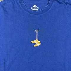 Nike SB T-Shirt Mens Large Blue Loose Fit Dunk Graphic 20 Years