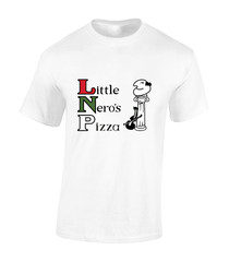 LITTLE NERO’S PIZZA MENS T SHIRT COOL RETRO HOME MOVIE CLASSIC FILM ALONE TOP