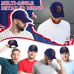 250th Anniversary Hat Adjustable United States Patriotic Hat USA Retro Embroi…