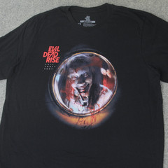 Evil Dead Rise T Shirt XL Fright-Rags 2023 PEEPHOLE Horror Movie Film Promo Tee