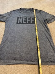 NEFF Men’s Simple Graphic Logo Short Sleeve T-Shirt Gray X-Large NWOT