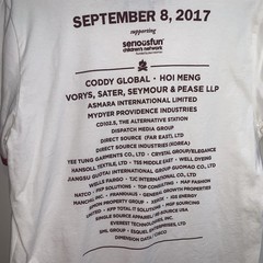Abercrombie & Fitch Challenge Ringer T-Shirt Large 2017 SeriousFun Charity Event