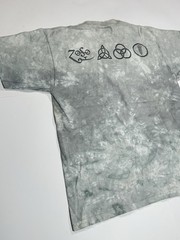 VTG Liquid Blue Led Zeppelin Man With Sticks Album Cover T-Shirt Size Medium USA
