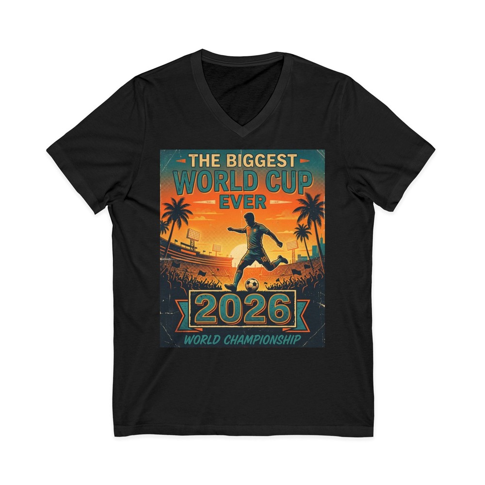 2026 World Cup Soccer Silhouette Tee | The Biggest World Cup Ever