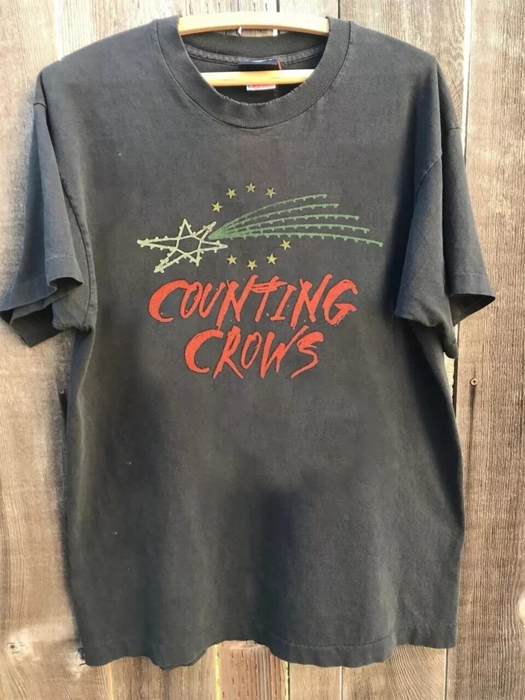 Counting Crows T shirt 90s Charcoal Graphic Unisex Tshirt Reprint S-5XL