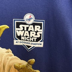 【GILDAN】2015 LA Dodgers Star Wars Night Yoda MLB スターウォーズ ヨーダ ドジャース Tシャツ S-6891