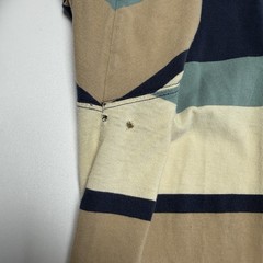 Vintage Karl Kana Jeans Striped T Shirt Mens 3XL 27.5×31.5 90s Y2K