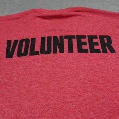 R. Lee Ermey Memorial Classic Volunteer Shirt Men’s Medium Red Tultex 241 Rare!