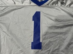 Vintage Rawlings Pepsi One Mesh Promo Football Jersey Mens XL Silver & Blue