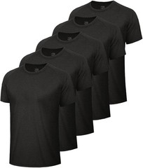 5 Pack Workout Shirts for Men-Quick T-Shirts for Running Athletic Casual