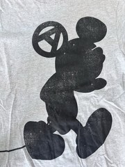 Life Is War Mitch Mode Mickey Mouse Anarchy Tee M 2010 Streetwear Playboi Carti