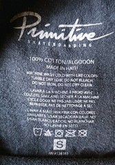 Primitive Skateboarding T-Shirt Men’s Size Small Graphic Print Black Shirt