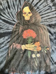 Kanye West Yeezus Tour T Shirt Tie Dye Grim Reaper Wireless Festival