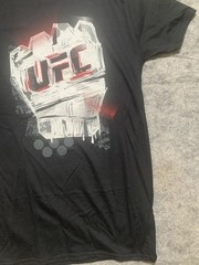 2021 UFC Mens the Glove T-shirt Officially Licensed Size Small Black New NWT
