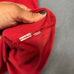 NFL Team Apparel San Francisco 49ers Red Hooded Graphic Tee Mens Medium Athletic