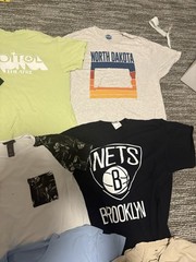 Mens Brand Name Designer T Shirt Lot Of 12 M/L UNDER ARMOR NFL HUMOR NBA