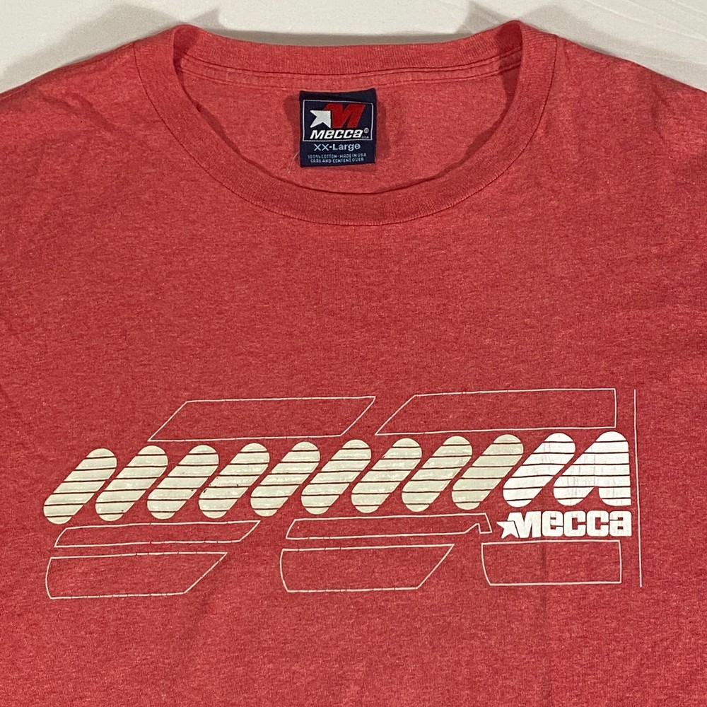 Vintage Mecca Long Sleeve T Shirt Size 2XL USA Made 35-DW37