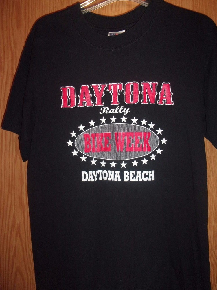 Daytona Bike week 04 black graphic M t shirt