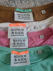 Scotch & Soda Mens T-shirt BUNDLE OF 4 Size Medium