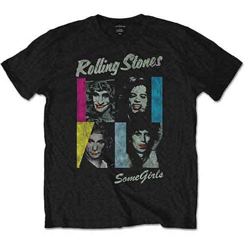 The Rolling Stones Some Girls T-Shirt Black New