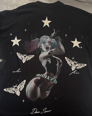 Darc Sport Premium Oversized Black T-Shirt Size XL Harley Quinn Graphic