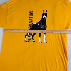 Yung Rich Nation T-shirt Mens Size 2X Yellow Culture II Album Migos Doberman YRN