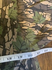 ACE SPORTSWEAR Camo vintage t shirt LARGE Camoflauge Leaf Treebark single stitch