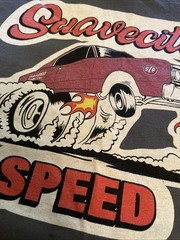 Suavecito Pomade SPEED SHOP T-shirt Muscle Car Men’s LARGE Gray