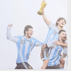 Kith x Adidas Messi Football World Cup Tee White Size S