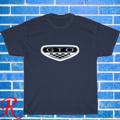 New Pontiac GTO Logo Black/Grey/Navy/White Size S-5XL Unisex T-Shirt