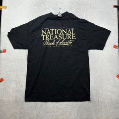 Vintage AAA 2007 National Treasure Book Of Secrets Movie Promo T-Shirt Men – XL