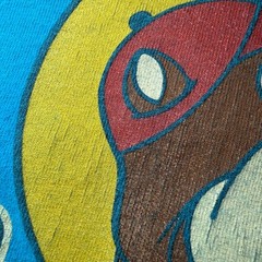 Buc-ees Mens Size Medium Texas City TX T-Shirt Blue Graphic Beaver Mascot Travel
