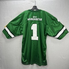 Vintage Jose Cuervo XL Shirt Jersey Green Football Promo Tequila Margarita