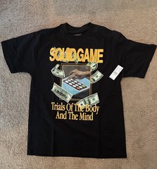 PacSun x Netflix Squid Game Graphic Logo Crewneck T-Shirt Men’s L Black