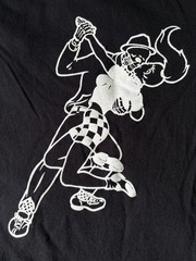 Ska Rocksteady Reggae 2-Tone Double XX Large Black Cotton Dancers T-Shirt