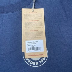 Fjallraven NWT Men’s Size XXL Navy Blue 1960 Logo Long Sleeve Shirt Crew Neck
