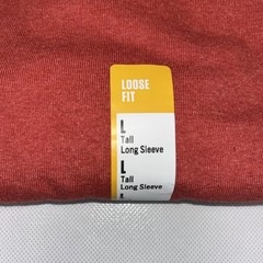 CARHARTT MEN’S K231 LONG SLEEVE GRAPHIC TEE LARGE TALL
