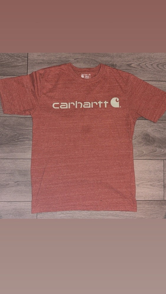 Carhartt Men’s Size Small Graphic Tshirt Work Loose Fit Short Sleeved *spots