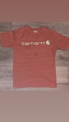 Carhartt Men’s Size Small Graphic Tshirt Work Loose Fit Short Sleeved *spots