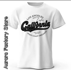 New Version Aurora Factory Store California Los Angeles Graphic T-Shirt