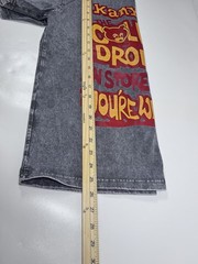 Kanye West The College Dropout Bear T-Shirt Men M Gray Acid Wash Graphic Tee