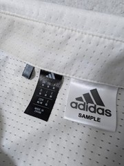 NEW Adidas Ultimate 365 Mesh Radiant Polo Shirt White/Alumin JL5283 Sample
