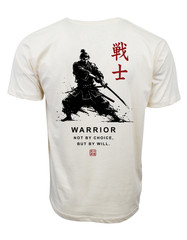 Japanese Samurai Warrior Not By Choice But By Will Graphic T shirt